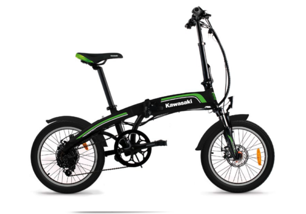 bicicletta elettrica kawasaki